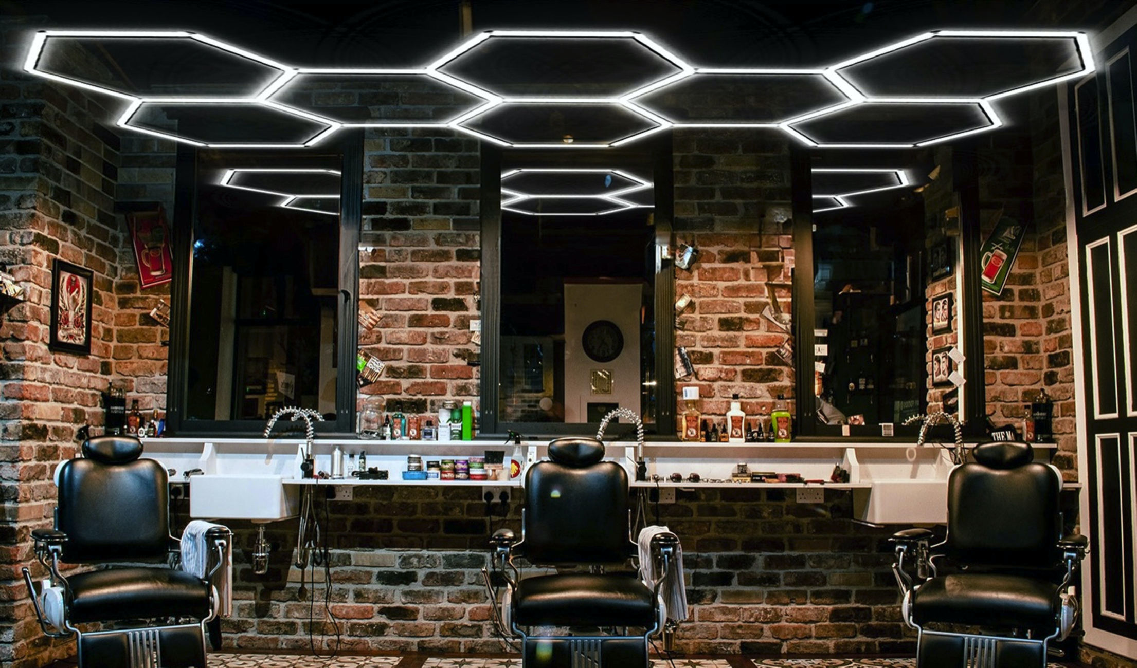 barber-lighting4.jpg TUFF-LITE Barber Shop Lighting - Image 1